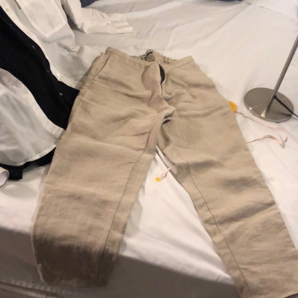 Uniqlo Ines de la fressange linen pant